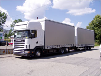 Souprava SCANIA LB6x2LB + přívěs